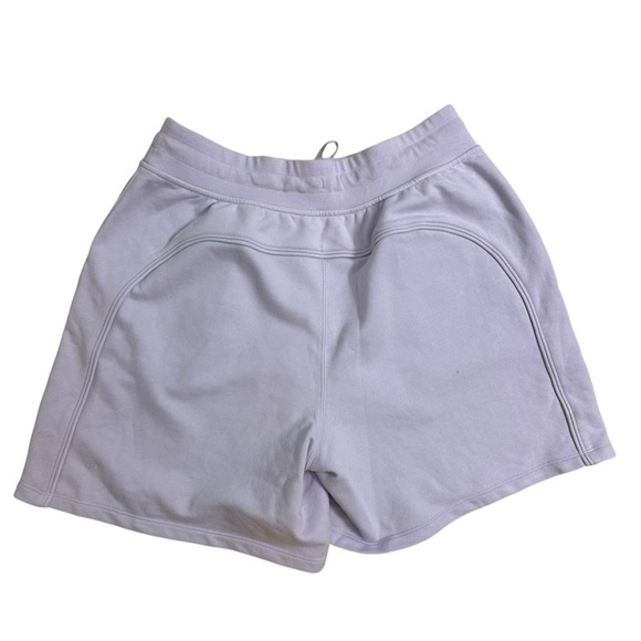 Lululemon Shorts All Yours High Rise Lavender Purple Cotton Size 10 Medium - Picture 5 of 7